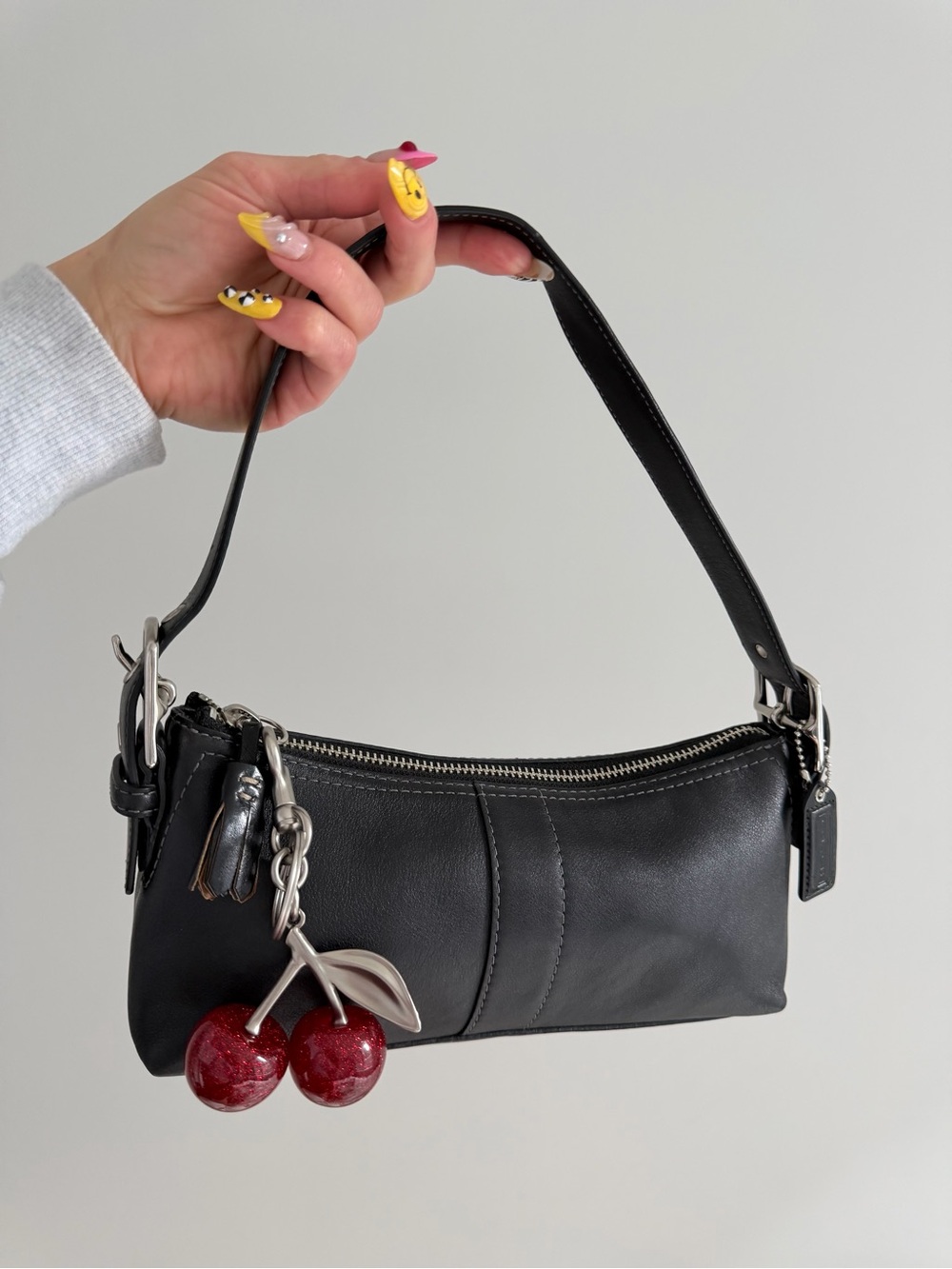 2004 Coach Leather Demi Baguette Shoulder Bag